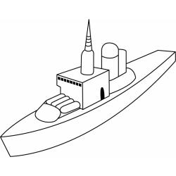 Bateau 16 - Motif à décorer