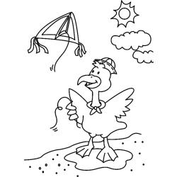 Coloriage des bébés canards 
