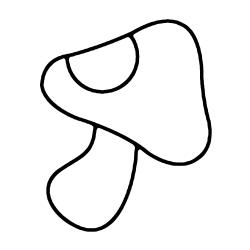 Pleurotes à colorier