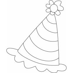 coloriage de bonnet étoiles