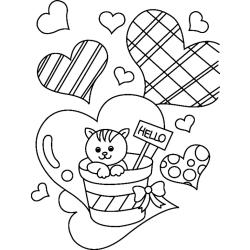 Coloriage chat #27