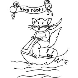 Chat 03 - Motif à décorer