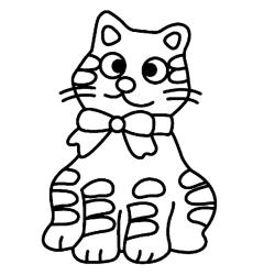 Chat 14 - Motif à décorer