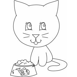 Chat 26 - Motif à décorer