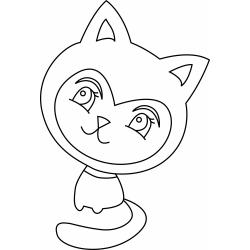 Chat 30 - Motif à décorer