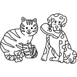 coloriage teckel