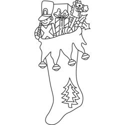 La chaussette cadeaux de Noel