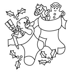 La chaussette cadeaux de Noel