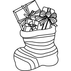La chaussette cadeaux de Noel