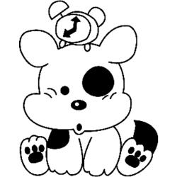 Coloriage chien #06