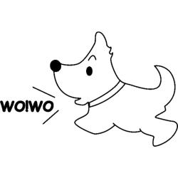 Coloriage de chiot