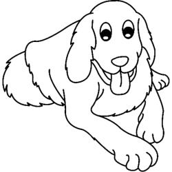 Coloriage de chiot