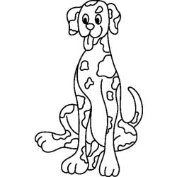 Coloriage de chiot