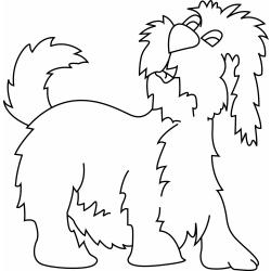 coloriage teckel