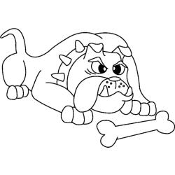 Coloriage chiot voiture