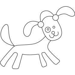coloriage dogue allemand