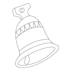 Un coloriage paques représentant une grande cloche. Un motif à décorer à télécharger et à imprimer pour votre enfant. Une fois imprimé, ce motif peut se reporter sur du bois, du verre, de la terre cui
