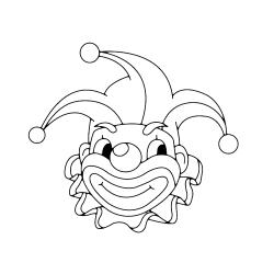 Coloriage d'un lapin de cirque