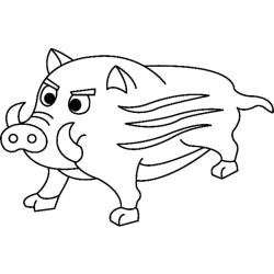 Cochon 03 - Motif à décorer
