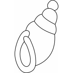 Dessin de coquillages Conques
