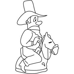 Cowboy 01 - Motif à décorer