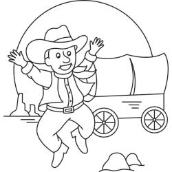 Cowboy 01 - Motif à décorer