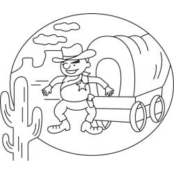 Cowboy 04 - Motif à décorer