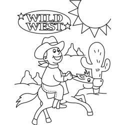 Cowboy 04 - Motif à décorer