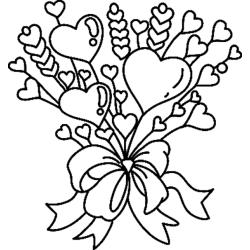 Coloriage Saint-Valentin : couple