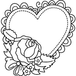 Coloriage Saint-Valentin : couple