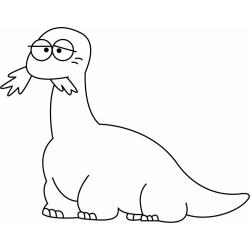Dinosaure 03 - Motif à décorer