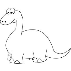 Dinosaure 04 - Motif à décorer