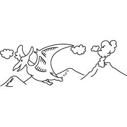 Dinosaure 05 - Motif à décorer