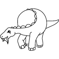 Dinosaure 06 - Motif à décorer