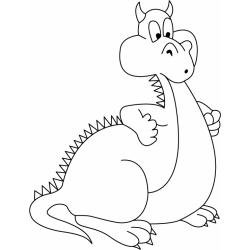 Diplodocus - Motif à décorer