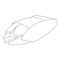 coloriage légume : un poireau 
