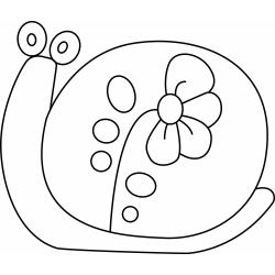 Coloriage escargot rapide