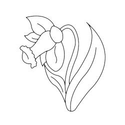 Fleur 003 - Motif à décorer