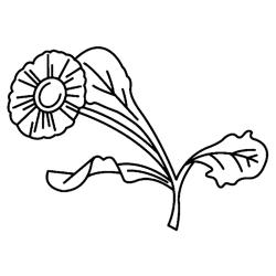 Fleur 006 - Motif à décorer