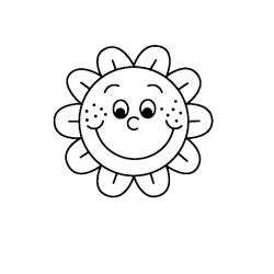 Fleur 006 - Motif à décorer