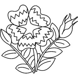 Fleur 009 - Motif à décorer