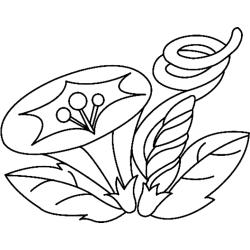 Fleur 009 - Motif à décorer
