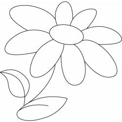 Fleur 014 - Motif à décorer