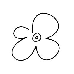 Fleur 018 - Motif à décorer