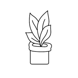 Fleur 023 - Motif à décorer