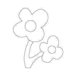 Fleur 026 - Motif à décorer