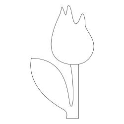 Fleur 028 - Motif à décorer