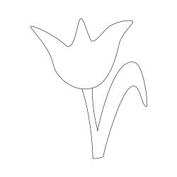 Fleur 033 - Motif à décorer