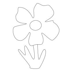 Fleur 033 - Motif à décorer