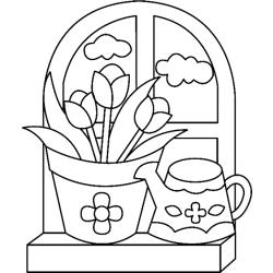 Fleurs 014 - Motif à décorer